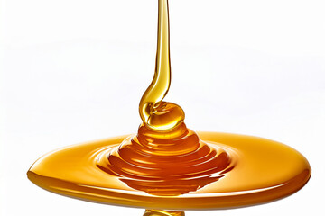 honey dripping from a spoon