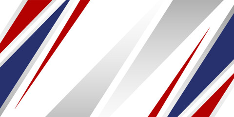 Red and blue border sports style background