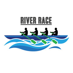 sport rowing river boat competition water team teamwork