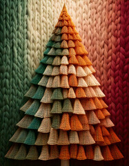 Abstract Christmas Tree Art Design - 추상적인 크리스마스트리 아트 디자인