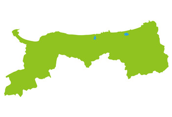 鳥取県　観光　地図