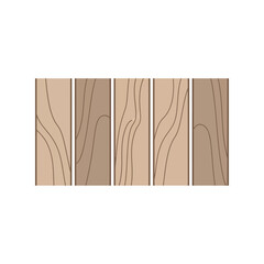 Natural light wood grain texture seamless pattern background design vector