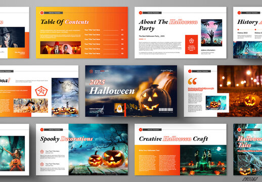 The Halloween Presentation Template