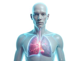 Human Silhouette with Targeted Pills Highlighting Organs, Medical Illustration, isolated