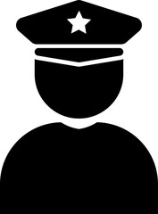 Minimalist flat illustration of professions simple geometric icons black icons representing various jobs such as