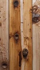  a close-up photograph of a wooden surface, showcasing a rustic and natural style. The layout is vertical, with the wood grain running parallel to the longer side of the image