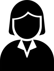 Minimalist flat illustration of professions simple geometric icons black icons representing various jobs such as