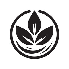 leaf icon vector illustration