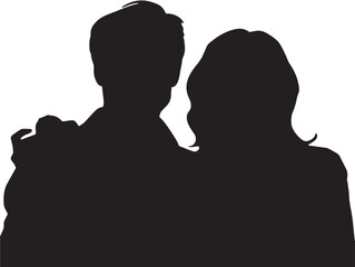 Photo Stickers silhouette icon vector illustration solid black fun decorative labels