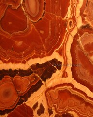 Vibrant Red Onyx Stone Texture Pattern