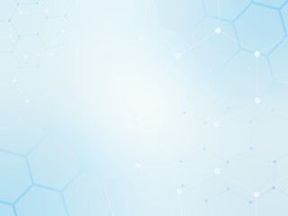 サイエンス・医療イメージの青色背景