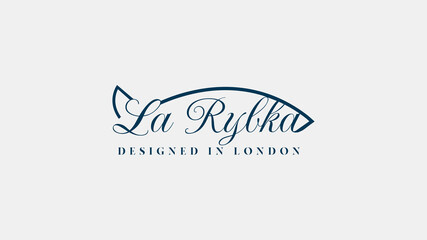 Elegant script logo design with modern flowing typography, ideal for branding, creative identity, personal signature logo, and luxury business use