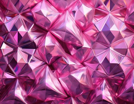 graff pink diamond texture iridescent texture faceted gem crystal refractions panorama background