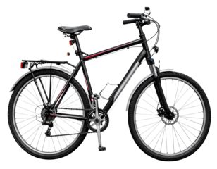 bicycle isolated on white background