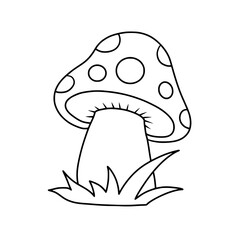 mushroom vector illustration