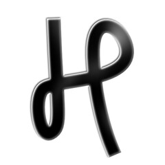 Stylized letter style Alphabet