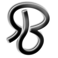 Stylized letter style Alphabet