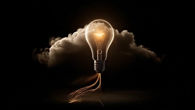 Illuminating idea concept