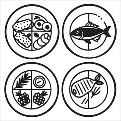 A Healthy and Delicious Grilled Salmon Dinner, a Flavorful Omega Rich Seafood Meal Accompanied by Colorful Roasted Vegetables, Perfect for Clean Eating