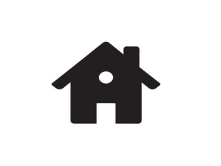 Smarthome silhouette icon vector illustration solid black symbol for modern living