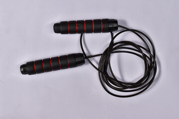 White background jump rope, jump rope sport