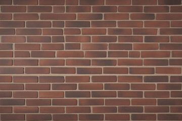 Fototapeta premium Rustic Red-Brown Brick Wall Tile Texture