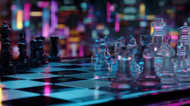 Futuristic chess game