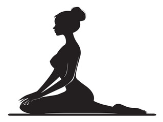 Spa silhouette icon vector illustration solid black symbol for self care day