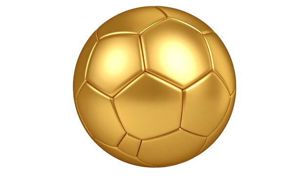 Golden Soccer Ball - A Symbol of Victory and Excellence.