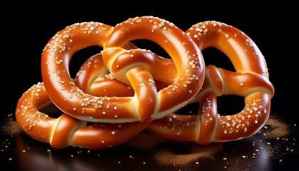 delicious pretzels cut out