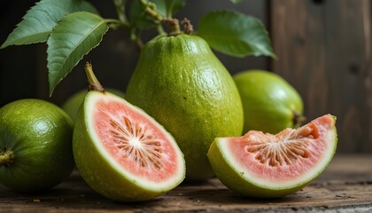 fruits on a white background