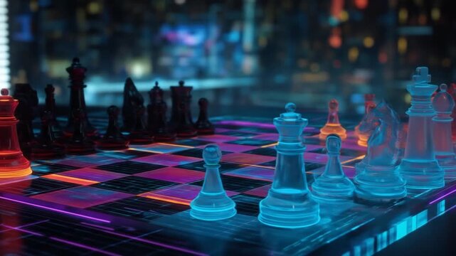 Futuristic chess game