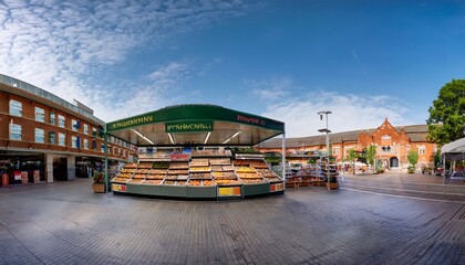 wolstanton stoke on trent united kingdom may 19th 2025 signage and view of a marks and spencer food hall