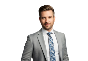 Confident Businessman Portrait Entrepreneurial Spirit Success Driven Leader Achievement Oriented Executive Attractive Professional Man In Suit And Tie