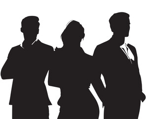 Startups silhouette vector illustration solid black symbol for innovation company