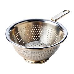 Round Kitchen Sieve Strainer Isolated on Transparent Background