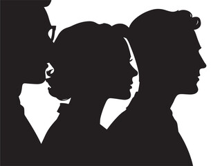 Startups silhouette vector illustration solid black symbol for growth and scaling