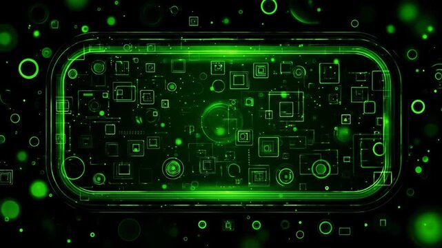 Abstract green technology design
