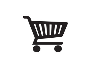 Supermarket silhouette icon vector illustration solid black symbol for consumer goods