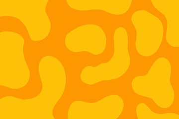 abstract background with orange flames. Lava slime fluid blob. Melted cheese slime blob wallpaper seamless	
