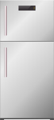 Refrigerator gradient illustration vector. Household appliance illustration.