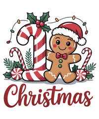 One st Christmas A Christmas T Shirt Design