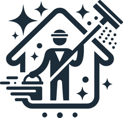 Cleaning logo vector template