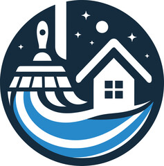 Cleaning logo vector template