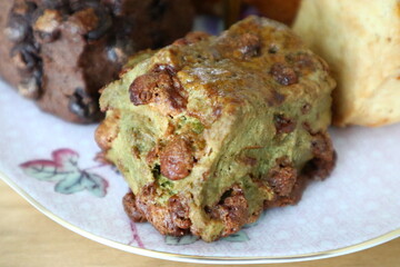 애프터눈티타임의 말차스콘