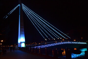 bridge at night