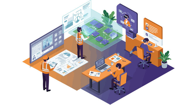 Strategic Overview: Streamlining Digital Workflows with Modern Flat Design