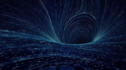 inflection. A dark matter vortex warping the fabric of spacetime, with light bending into impossible shapes. STEM education sheets, lab safety posters, designed for biotech research communications.
