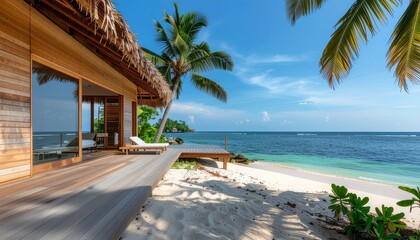 tropical beach resort