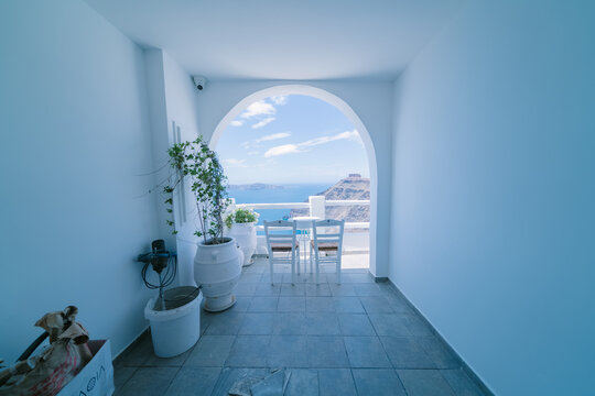 ギリシャのサントリーニ島の美しい風景